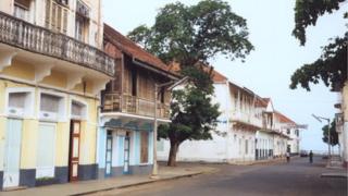 Sao Tome street scene
