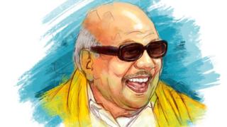కరుణానిధి రేఖా చిత్రం
