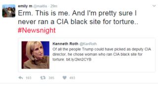 Emily Maitlis tweet