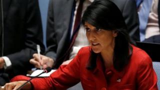 Jakadiyar Amurka a Majalisar Dinkin Duniya Nikki Haley ta ce takunkumin da ke kan Koriya ta Arewa ya yi kadan