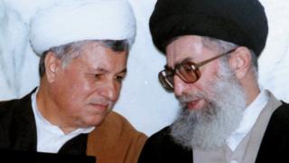 علی خامنهای و اکبر هاشمی رفسنجانی