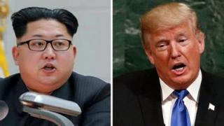 Rais Kim Jong Un na mwenzake wa Donald Trump