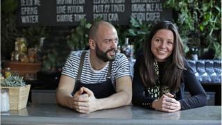 Justin Horne and Alice Gilsenan
