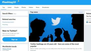 Tagar, Twitter
