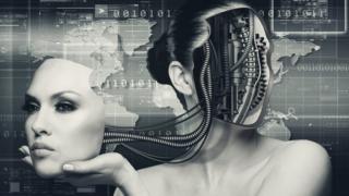 Mujer cyborg.