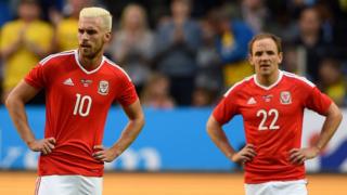 Aaron Ramsey a David Vaughan