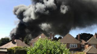 Smoke over Long Eaton