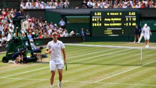 Murray s'est incliné face à l'Américain Sam Querrey.