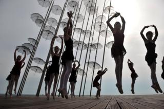 Dancers in Greece