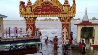 ဒေသအတော်များများမှာ ရေပြန်ကျသွားခဲ့ပေမယ့် စစ်ကိုင်း၊မန္တလေးနဲ့ မကွေးတို့မှာ ကျန်နေသေး
