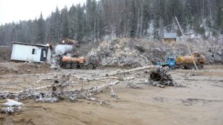 разрушения из-за прорыва дамбы на Сейбе