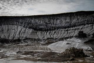 The side of a cliff