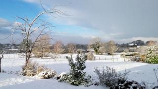 Snow in Chorley, Lancashire
