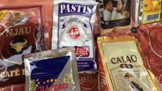 Alcohol sachets in Ivory Coast