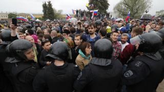 Акция протеста на Марсовом поле