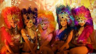 The chorus line at Chinatown