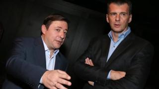 Александр Хлопонин и Михаил Прохоров