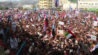 مظاهرات اليمنيين في عدن