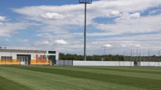 Kaluga camp de base de l'équipe du Sénégal. Le centre d'entraînement