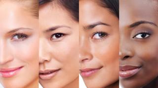 Diferentes biotipos femininos