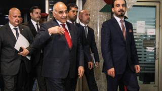 رئيس الحكومة المستقيل عادل عبد المهدي