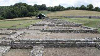 Roman villa at East End, just outside North Leigh, Witney