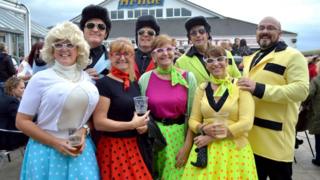 Elvis fans in Porthcawl