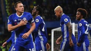 John Terry a wasan Chelsea