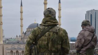 Полиция в Грозном