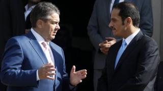 Wasiirka Arrimaha Dibadda ee Jarmalka Sigmar Gabriel ayaa dhiggiisa Qatar kula kulmay waqooyiga Jarmalka