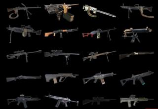 Armas pesadas usadas em exércitos como o dos Estados Unidos são oferecidas a amadores em clubes de tiros de Las Vegas.