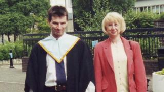 Innes with his mum