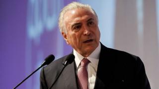 O presidente Michel Temer