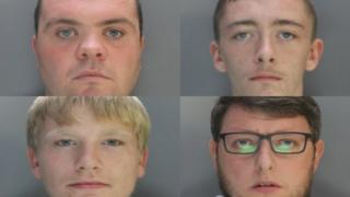 Mark Ennis, Jake Melia, Anthony Baines a James Davies