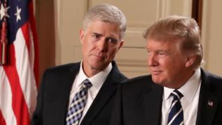 Neil Gorsuch y Donald Trump