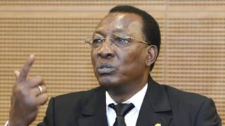 Idriss Deby, président du Tchad