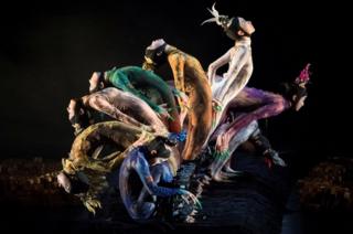 Dancers of China's Peacock Contemporary Dance Company