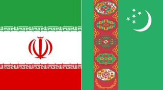 پرچم ایران و ترکمنستان