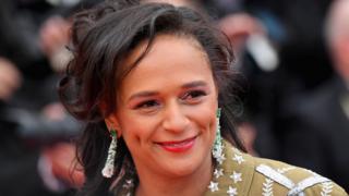 Isabel dos Santos attends the screening of 