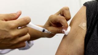 Vacinação da gripe, em São Paulo, em 2018