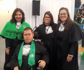Odair na sua formatura