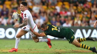 Australia v England in the 2017 Rugby League World Cup