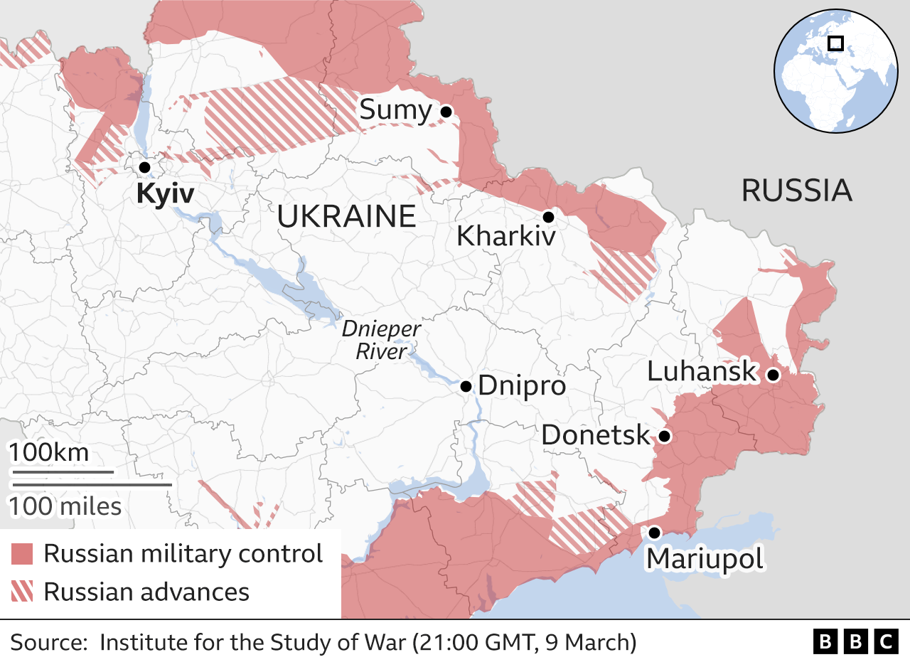 Ukraine war On the front line of the battle for Kharkiv BBC News
