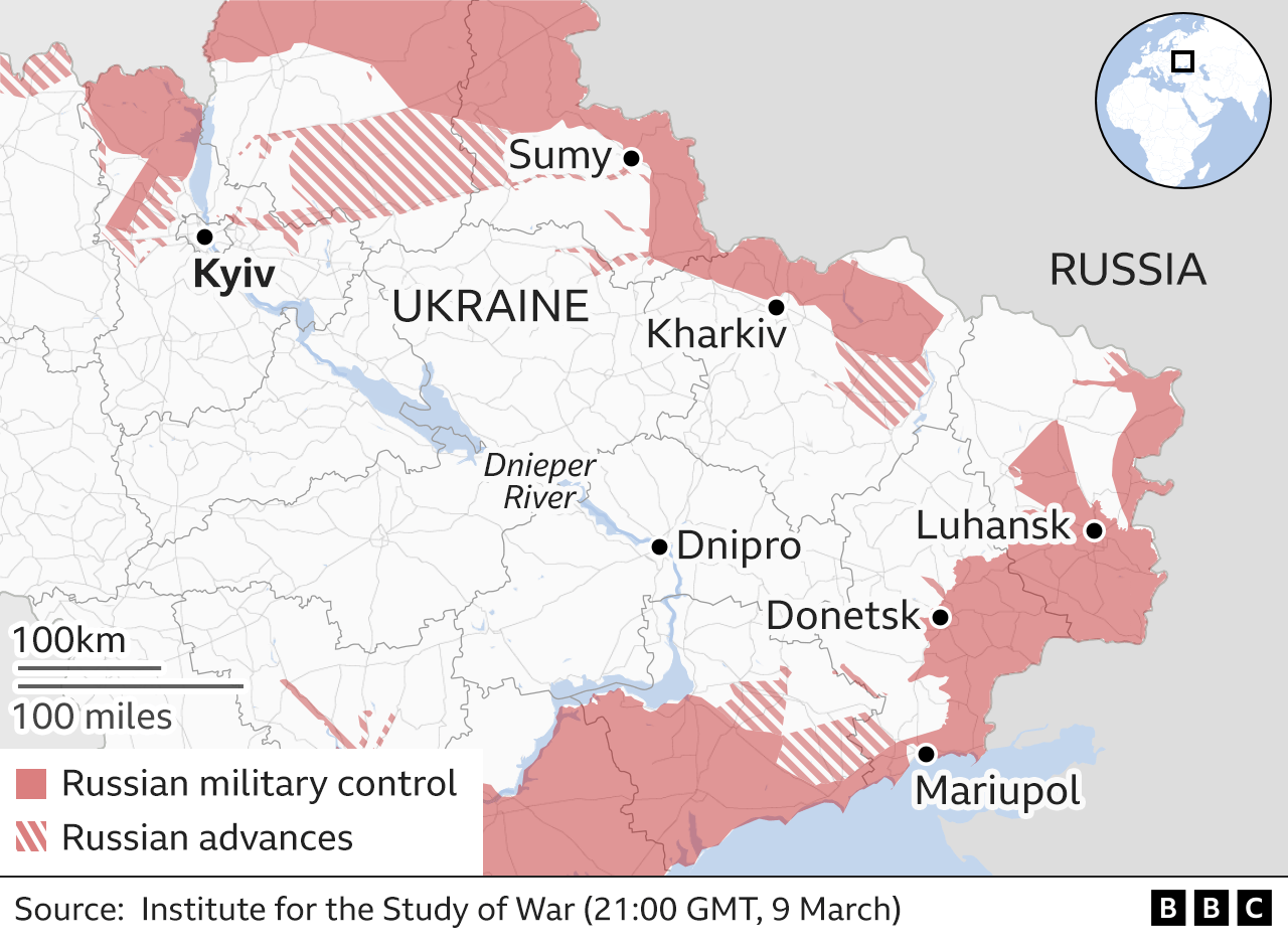 Ukraine War On The Front Line Of The Battle For Kharkiv BBC News