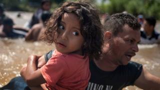 Migrant caravan heading through Mexico 2018
