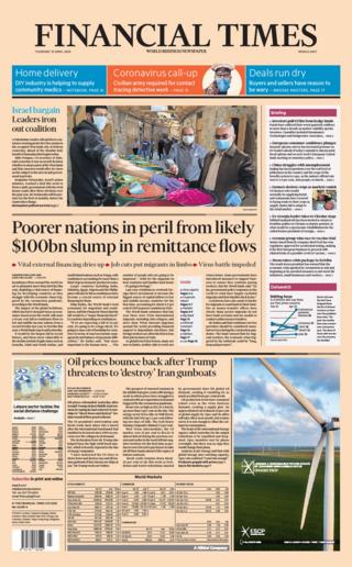 FT front page