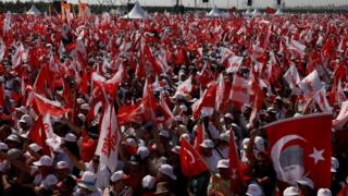 'Adalet Mitingi'ne katılanlar