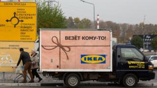 грузовик Ikea