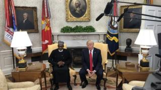 Àarẹ Donald Trump àti ààrẹ Muhammadu Buhari
