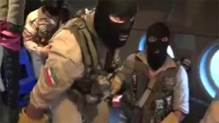 A still from a video, which was provided by Iran"s Revolutionary Guard official website, which shows the Revolutionary Guard's preparing to board the British-flagged tanker, Stena Impero, in the Strait of Hormuz.